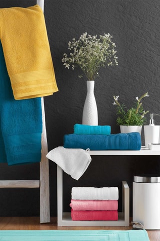 Serviette de toilette Tendresse - Gris perle - 50 x 90 cm
