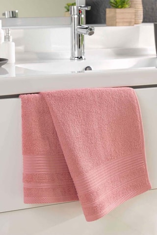 Serviette de toilette Tendresse - Rose