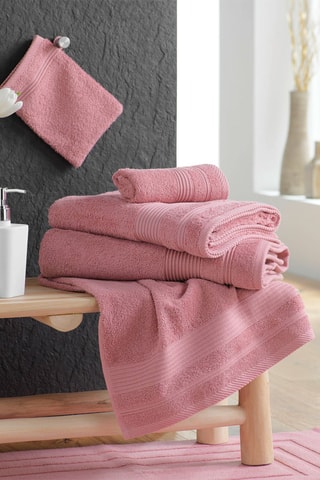 Serviette de toilette Tendresse - Rose