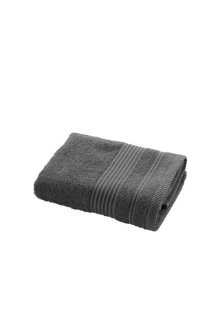 Serviette de toilette Tendresse - Anthracite - 50 x 90 cm