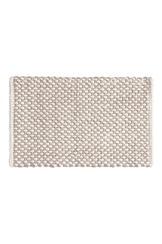 Tapis de bain - Blanc - 50 x 80 cm