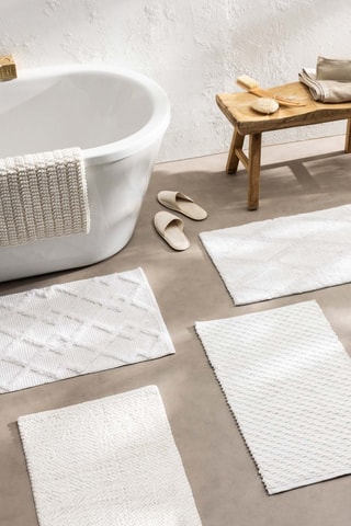 Tapis de bain Lois - Naturel - 50 x 80 cm