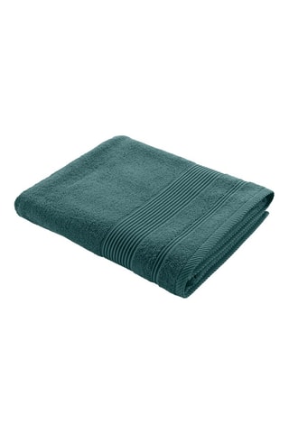 2 x Drap de bain - Bleu canard - 90 x 150 cm 