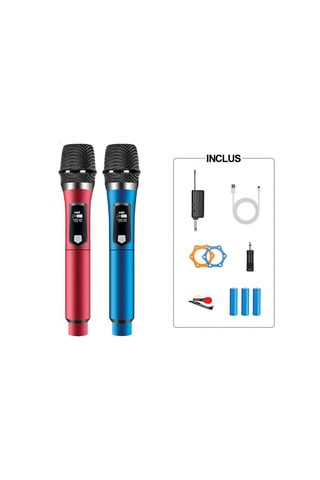 Microfono wireless Bolaris - 2 pezzi - 192 KHz