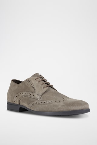 Derbys en nubuck - Taupe