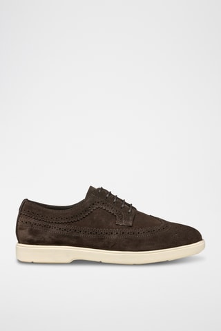 Derbys en cuir de veau Spherica - Marron