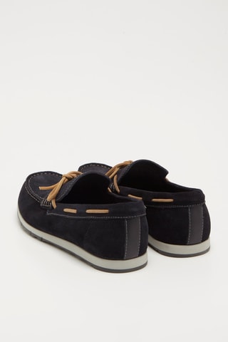 Mocasines de nobuk Calarossa - Azul marino