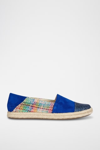 Espadrilles en nubuck Modesty - Bleu roi et vert d’eau