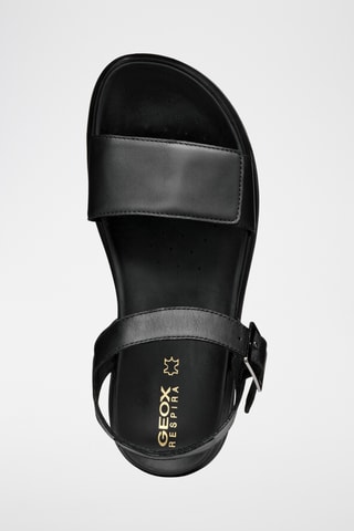 Sandales plateformes en cuir Xand - Noir