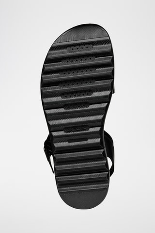 Sandales plateformes en cuir Xand - Noir