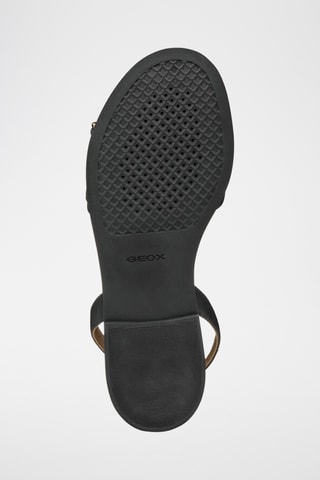 Sandales en cuir de mouton nappa Naileen - Noir