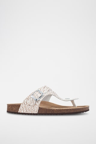 Sandales en cuir Brionia - Blanc