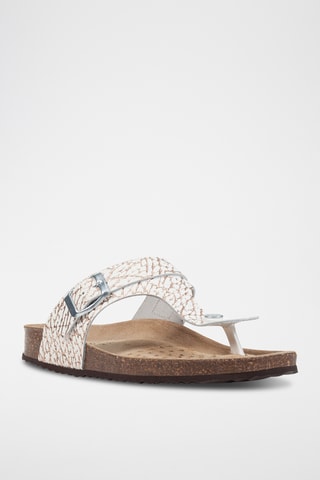 Sandales en cuir Brionia - Blanc