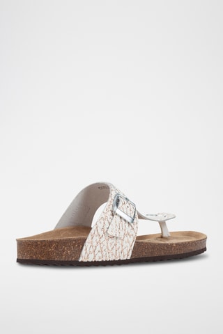 Sandales en cuir Brionia - Blanc
