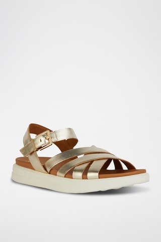 Sandales en cuir Xand - Doré