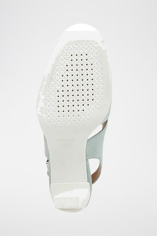 Sandales à talons en nubuck Jenieve - Vert d’eau
