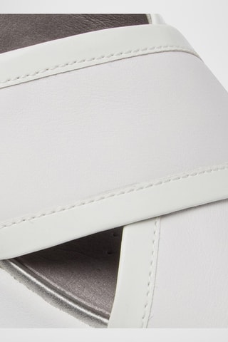 Sandales plateformes en cuir Ottaya - Blanc