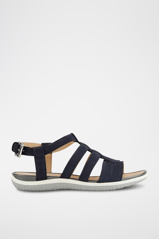 Sandales en nubuck Vega - Bleu marine