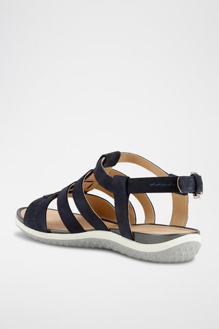 Sandales en nubuck Vega - Bleu marine