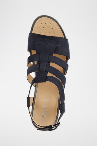Sandales en nubuck Vega - Bleu marine