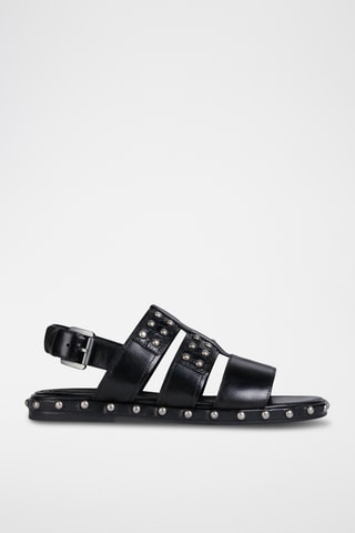 Sandales en cuir Kolleen - Noir