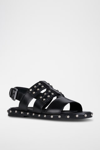Sandales en cuir Kolleen - Noir