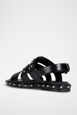 Sandales en cuir Kolleen - Noir