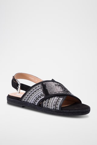 Sandales en cuir Kolleen - Noir