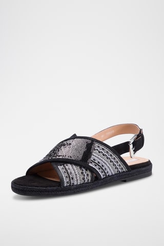 Sandales en cuir Kolleen - Noir