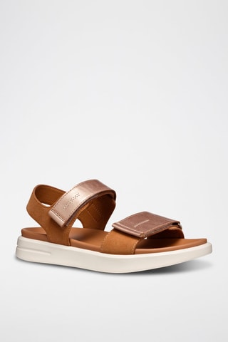 Sandales à talons en nubuck Xan2S - Marron