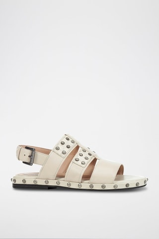 Sandales en cuir Kolleen Ecru