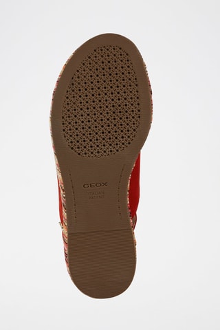 Sandales plateformes en cuir de chèvre Shakima - Rouge et fuchsia