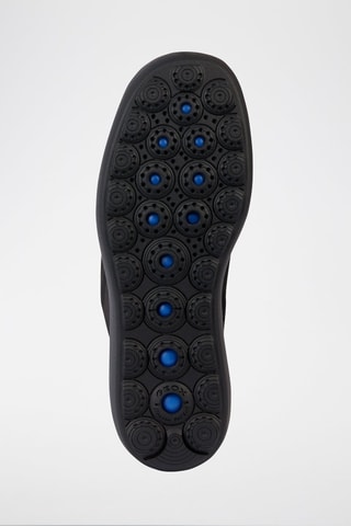 Botas de piel caprina nobuk de cuña Spherica - Negro