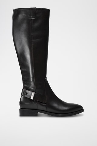 Botas de piel - Marrón