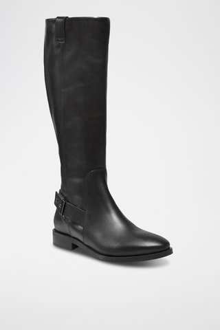 Botas de piel - Marrón