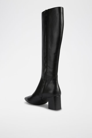 Botas de piel napa Bigliana - Negro