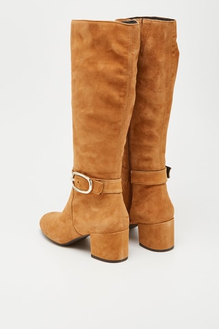 Botas de nobuk Eleana - Camel
