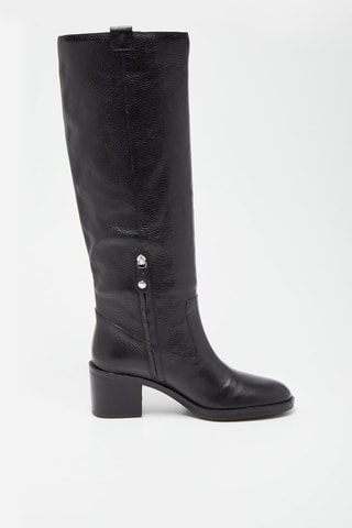 Botas de piel Giaulila - Negro