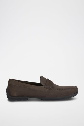Mocassins en nubuck Moner Marron foncé