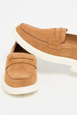 Mocassins en nubuck Spherica - Camel 