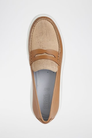 Mocassins en cuir nappa et cuir Arlara - Camel