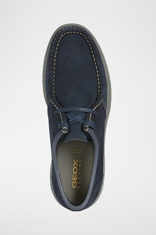 Mocassins en nubuck Errico - Bleu marine