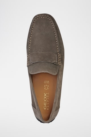 Mocassins en nubuck Moner - Gris