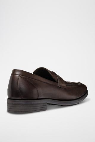 Mocassins en cuir Walk pleasure - Marron foncé