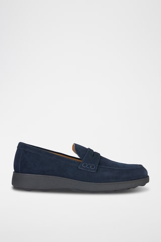 Mocassins en nubuck Spherica - Bleu marine