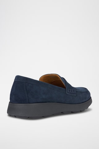 Mocassins en nubuck Spherica - Bleu marine