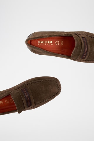 Mocassins en cuir Snake - Marron