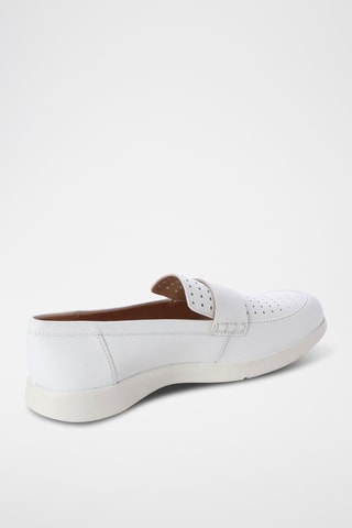 Mocassins en cuir Arjola - Blanc