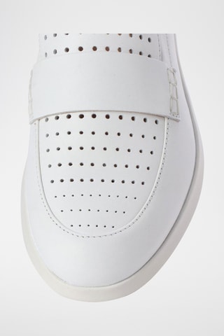 Mocassins en cuir Arjola - Blanc