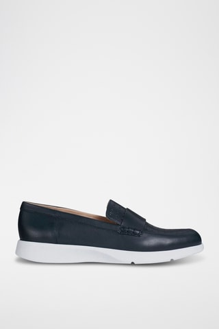 Mocassins en cuir Arjola - Bleu marine